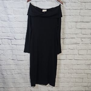 Universal Thread Black Long Sleeve Dress